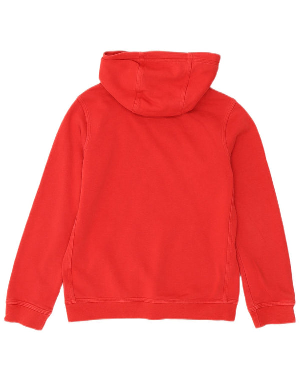 Nike Boys Hoodie Jumper 10-11 ετών μεσαίο κόκκινο βαμβακερό