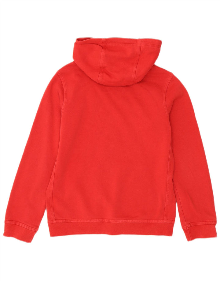 Nike Boys Hoodie Jumper 10-11 ετών μεσαίο κόκκινο βαμβακερό