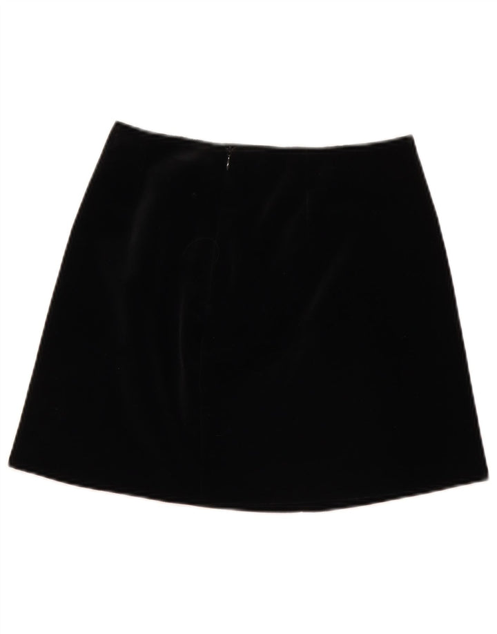 Moda Dossier Γυναικεία Μίνι Κοτλέ φούστα IT 42 Medium W28 Μαύρη
