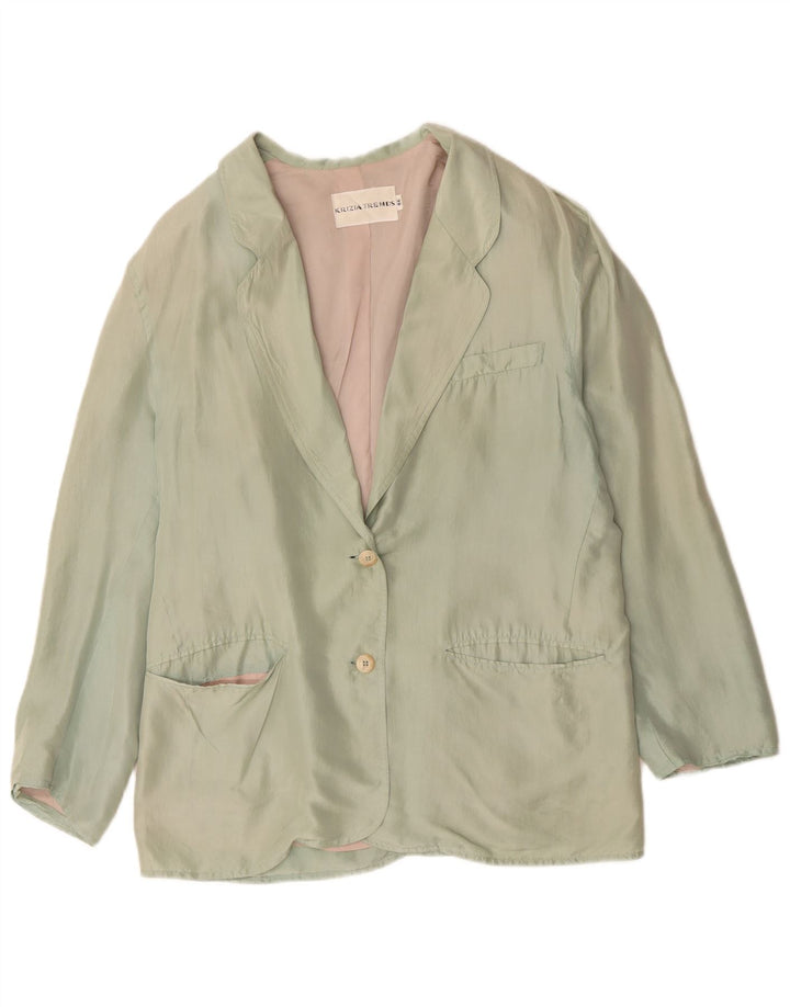 KRIZIA Γυναικείο μπουφάν 2 κουμπιών Blazer IT 46 Large Green