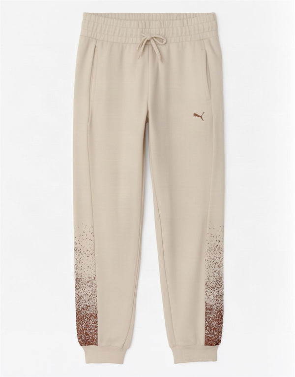 Puma Γυναικεία φόρμα παντελόνι Joggers UK 6 XS White Spotted