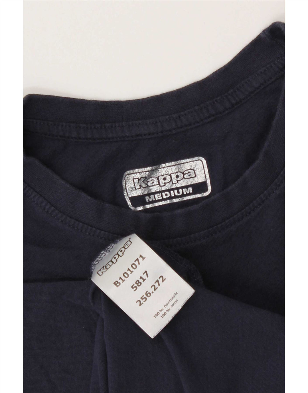 Ανδρικό T-Shirt Kappa Τοπ μεσαίο μπλε ναυτικό βαμβακερό