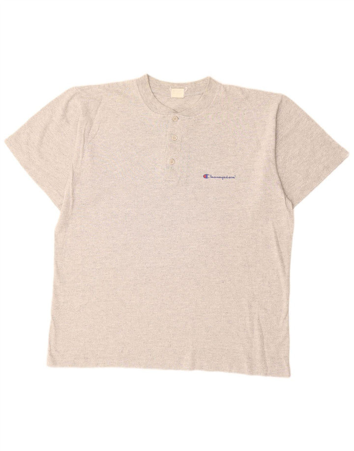 Ανδρικό T-Shirt CHAMPION Top Large Grey Flecked Cotton