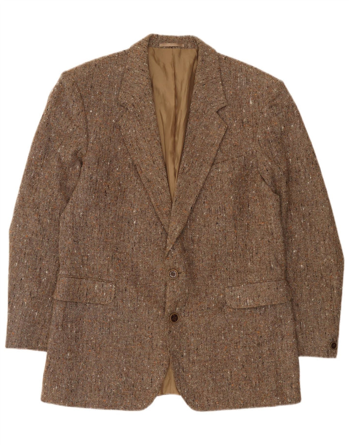 Vintage Ανδρικό σακάκι με 2 κουμπιά σακάκι UK 38 Medium Beige Flecked