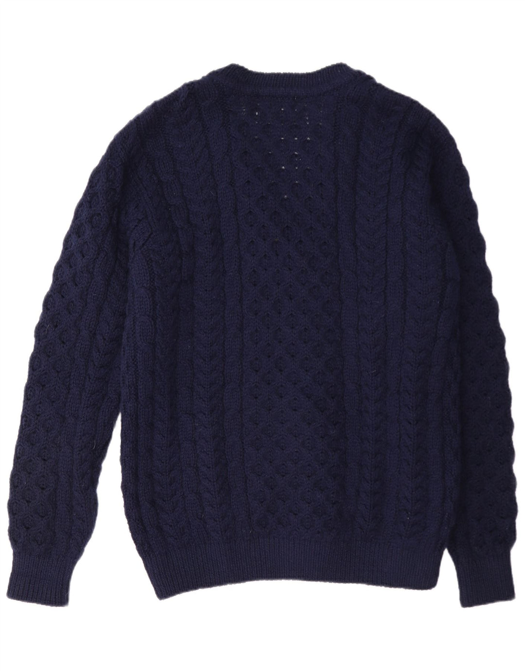 Ανδρικό πουλόβερ ζακέτα L.L.Bean Medium Navy Blue Wool
