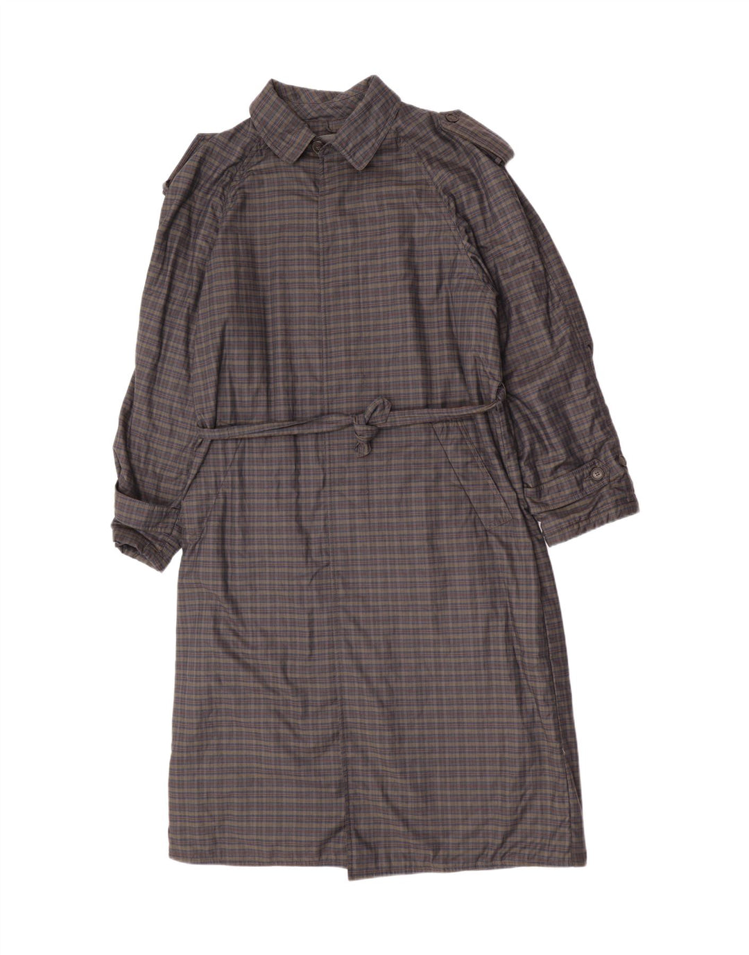 Ανδρικό παλτό Gio Renzi Military Windbreaker UK 38 Medium Grey Check