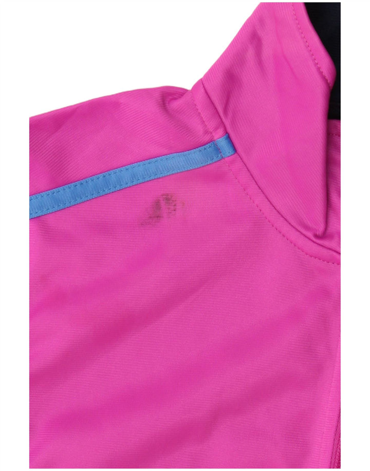 Γυναικεία αθλητική φόρμα Diadora Top Jacket UK 10 Small Pink Colourblock Polyester