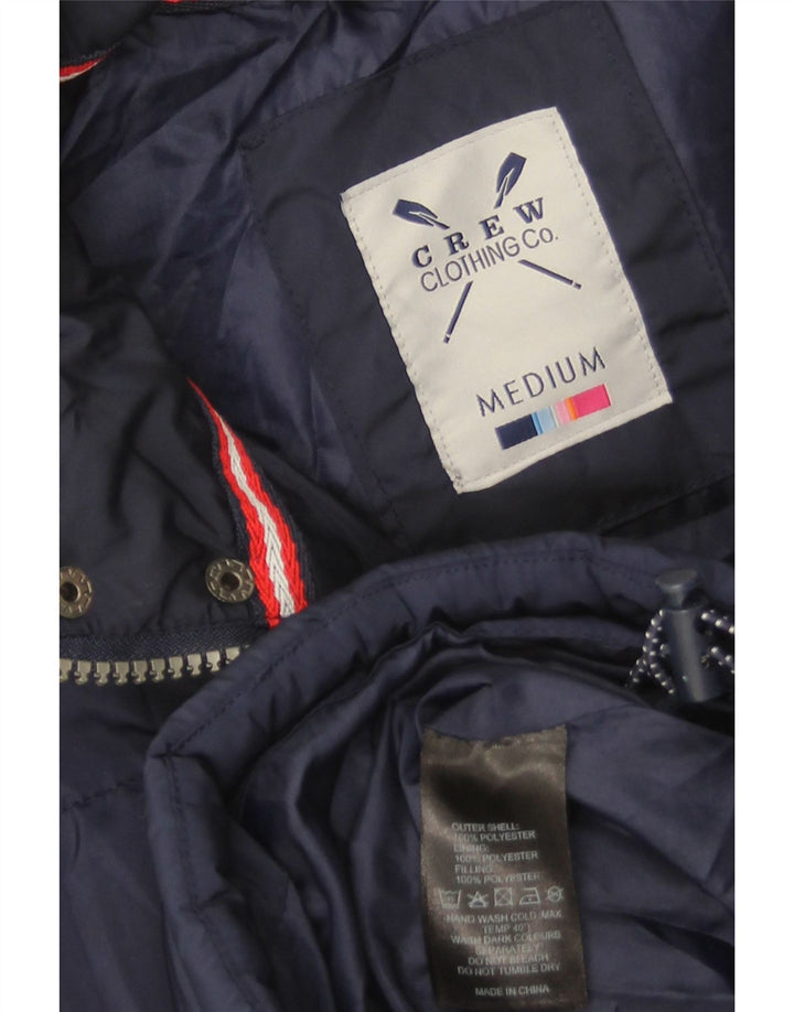 Crew Clothing Ανδρικά padded Gilet UK 38 Medium Navy Blue Polyester