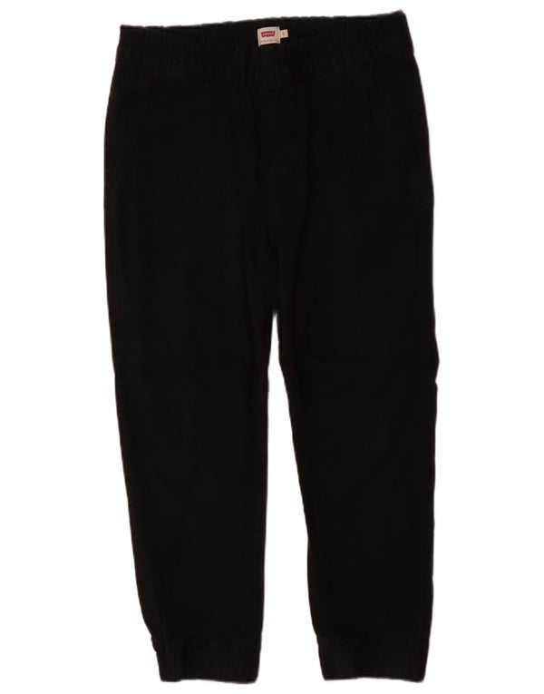 LEVI'S Womens Joggers Casual Trousers Small W27 L24 Black