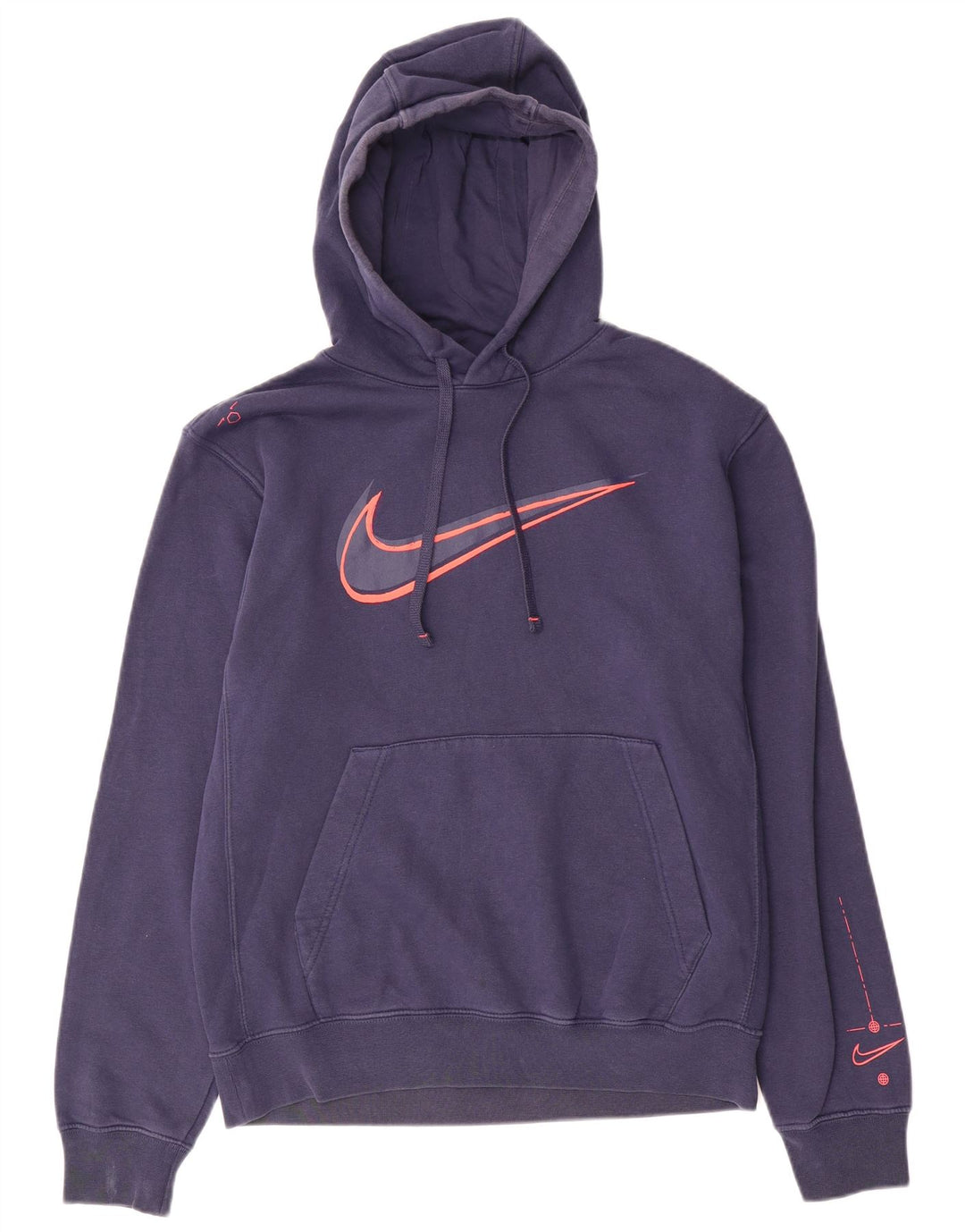 Ανδρικό γραφικό μπλουζάκι με κουκούλα Nike Small Navy Blue