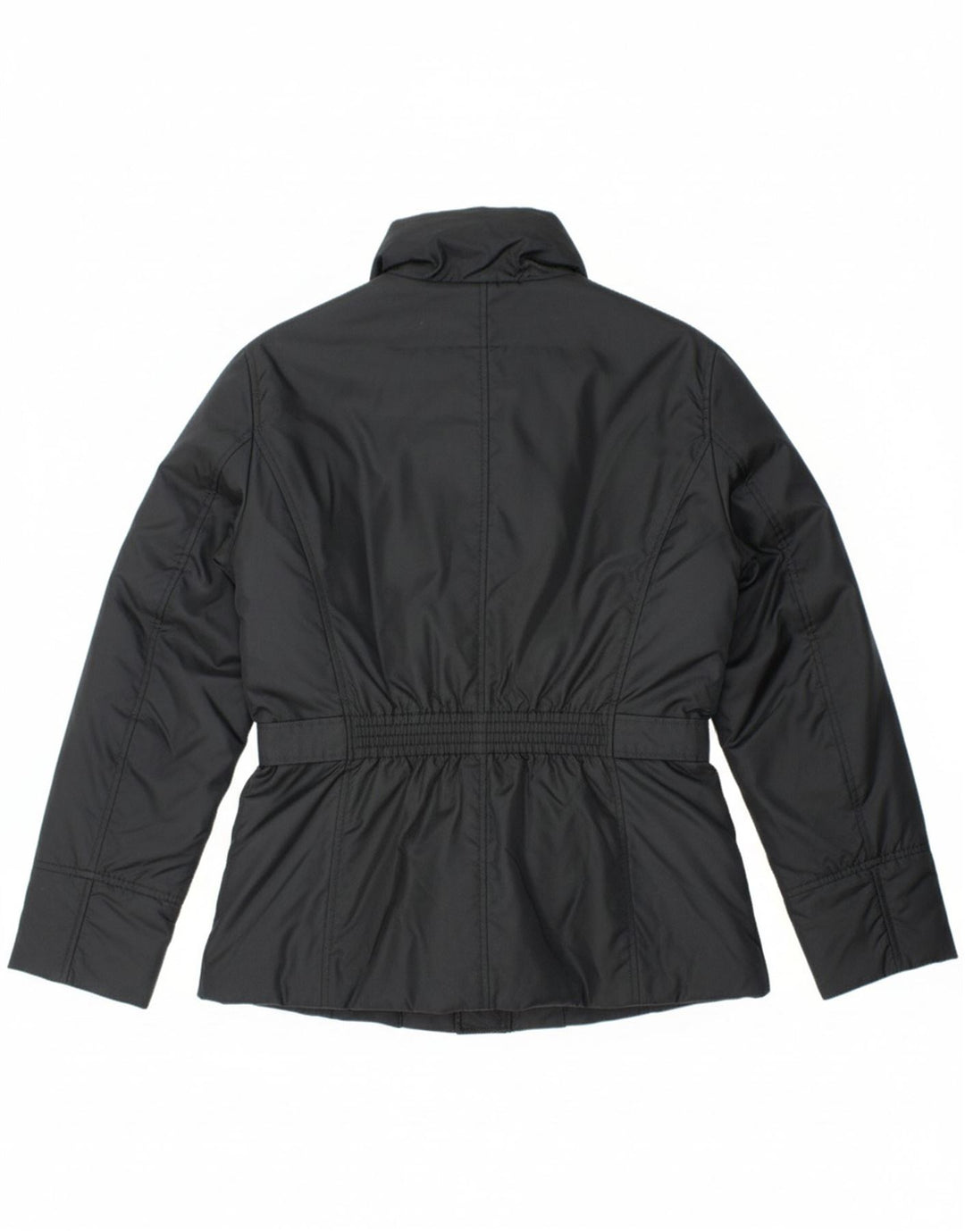BENETTON Womens Padded Jacket IT 46 Large Black Polyamide