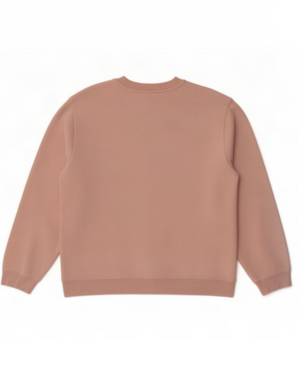 Zara Γυναικείο Φούτερ Jumper UK 14 Ροζ Βαμβακερό μεσαίο