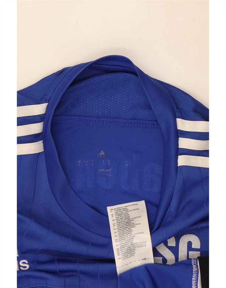 Ανδρικό γραφικό μπλουζάκι Adidas Climacool Top Small Blue Colorblock Πολυεστέρας