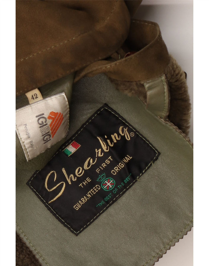 Igi & Γυναικείο Παλτό Shearling IT 42 Medium Khaki