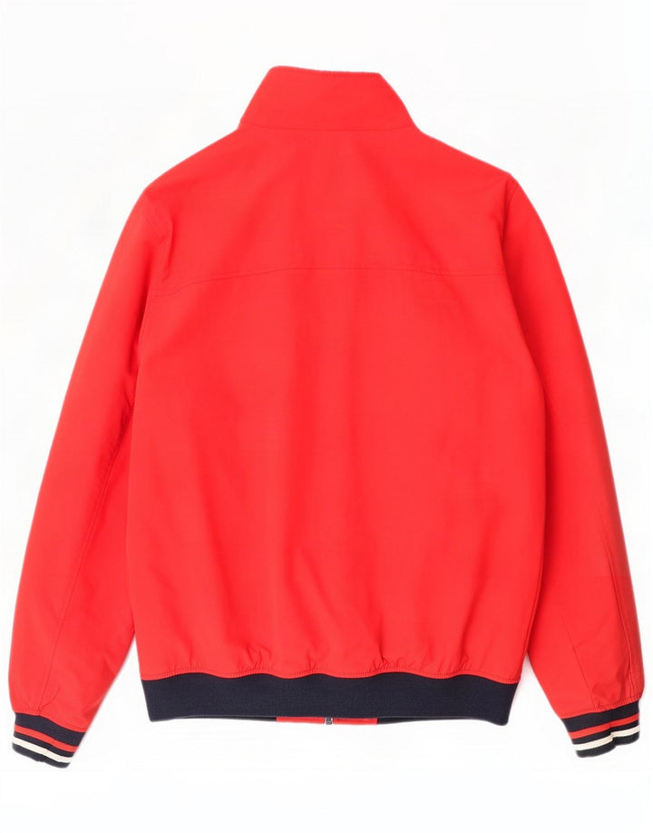 Ανδρικό μπουφάν Tommy Hilfiger UK 40 Large Red Colourblock Polyamide