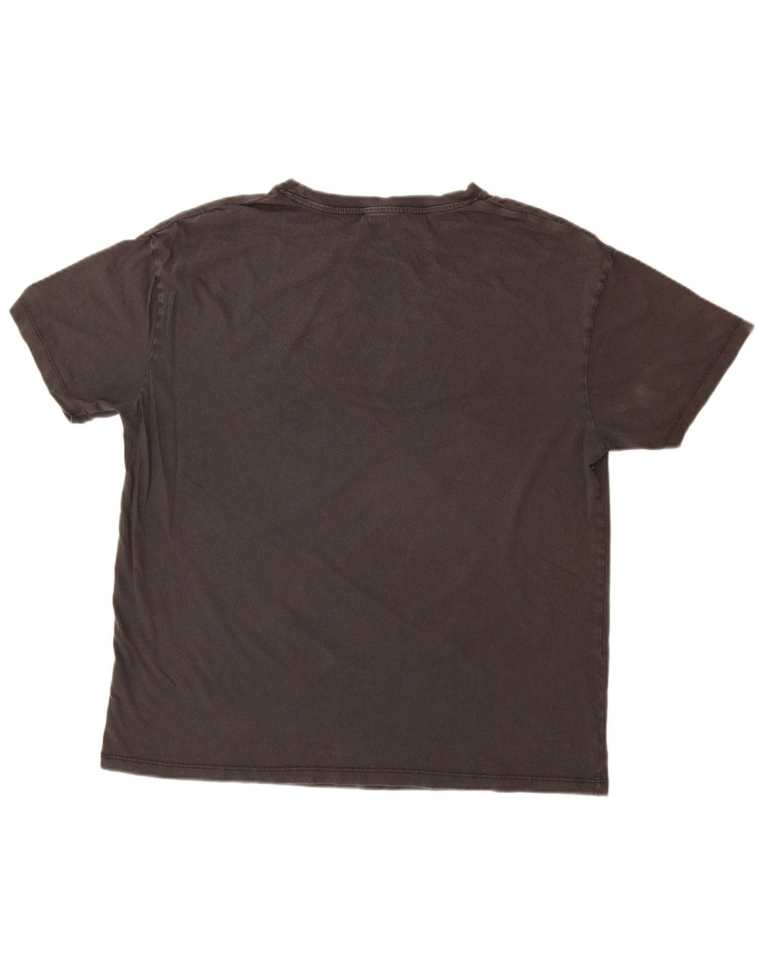 Pull & Bear Mens Guns & Roses Γραφικό T-Shirt Top μεγάλο γκρι βαμβακερό