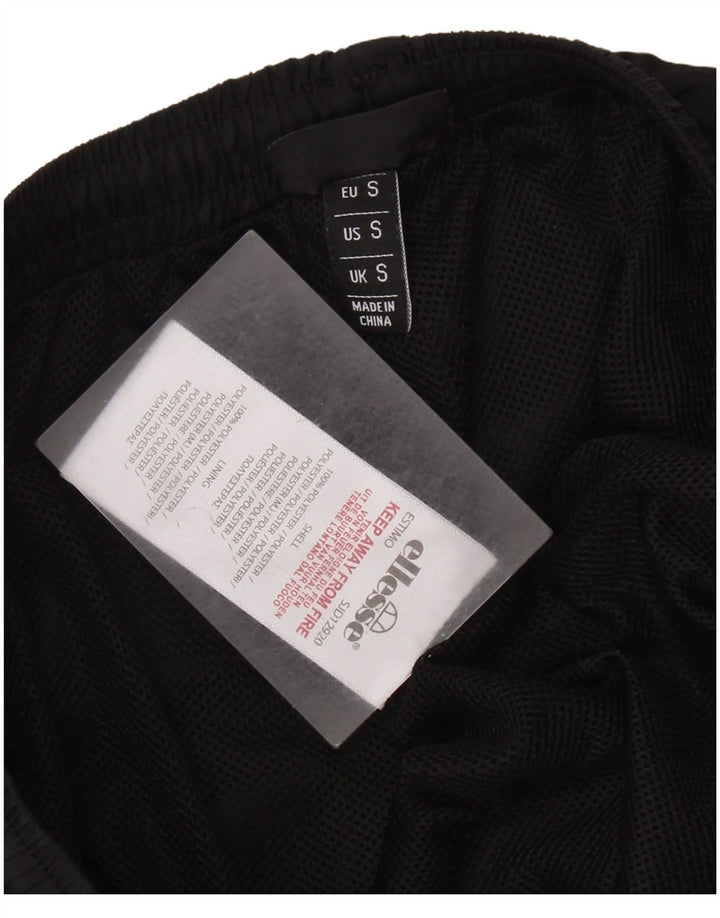 ELLESSE Ανδρικές φόρμες γραφικές Παντελόνι Joggers Μικρό Μαύρο Πολυεστέρα