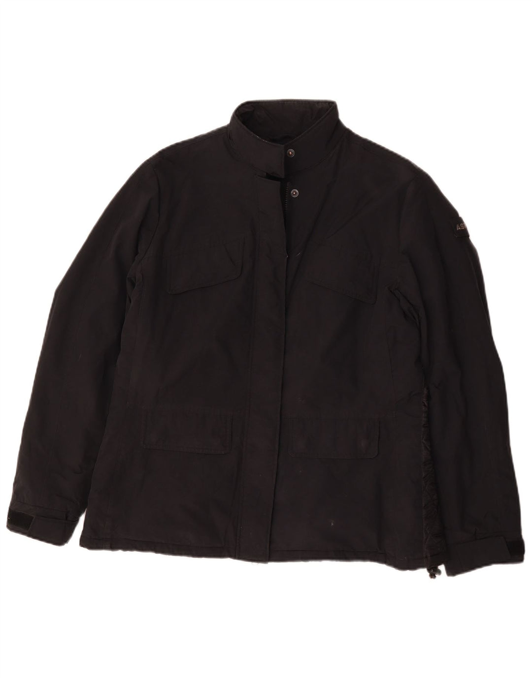 Aspesi Γυναικείο Μπουφάν Windbreaker UK 18 XL Μαύρο Πολυαμίδιο
