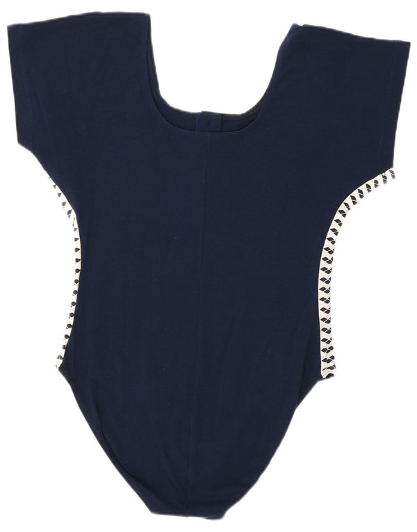 Arena γυναικείο γραφικό κορμάκι UK 16 Large Navy Blue Colorblock Sports