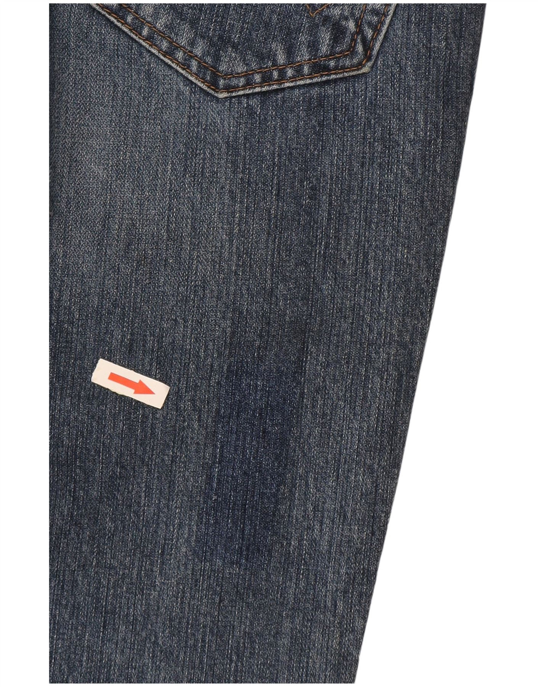 Γυναικείο Straight Jeans WRANGLER Resolution W24 L34 Navy Blue Cotton