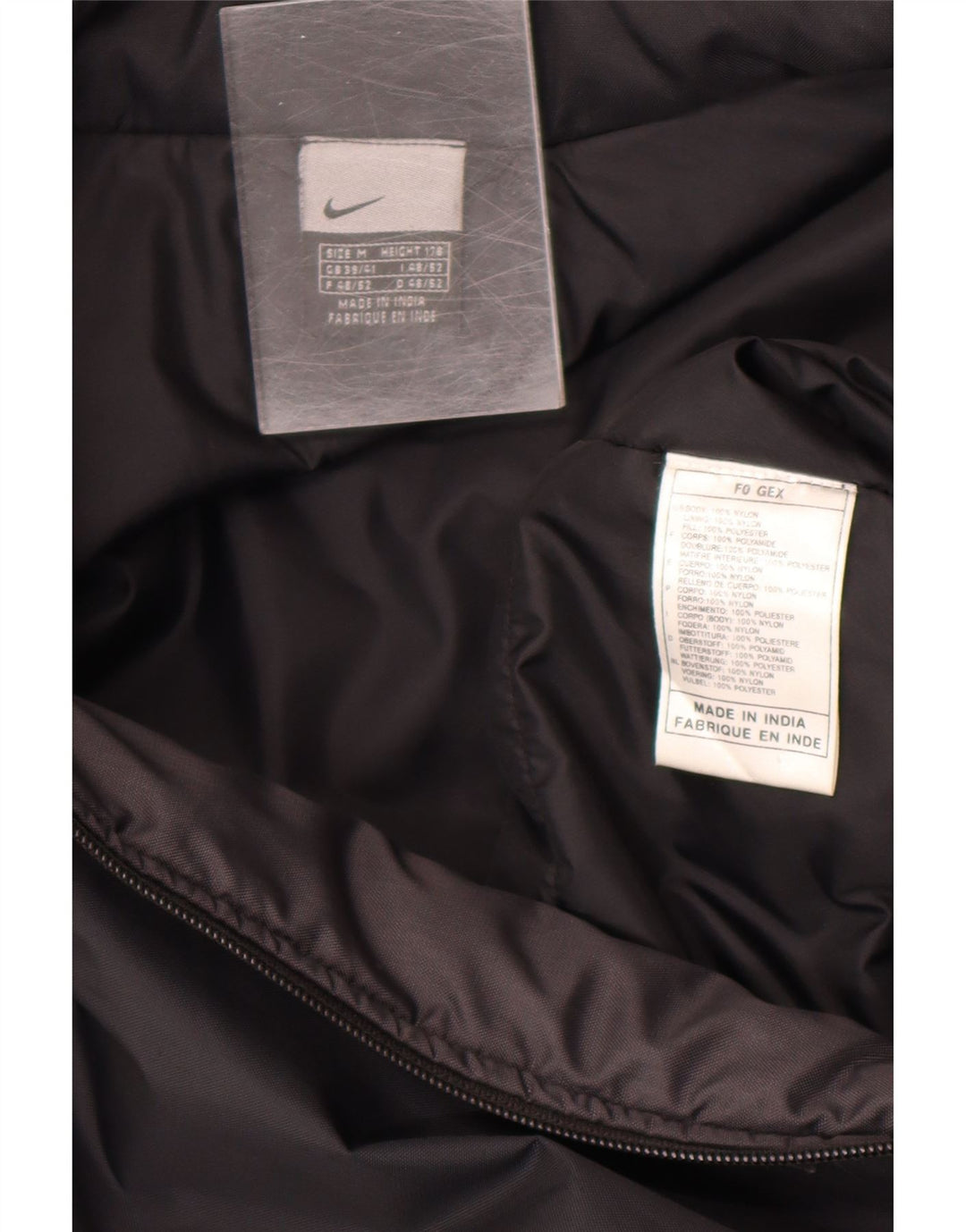 Ανδρικό μπουφάν Nike Windbreaker Medium μαύρο νάιλον
