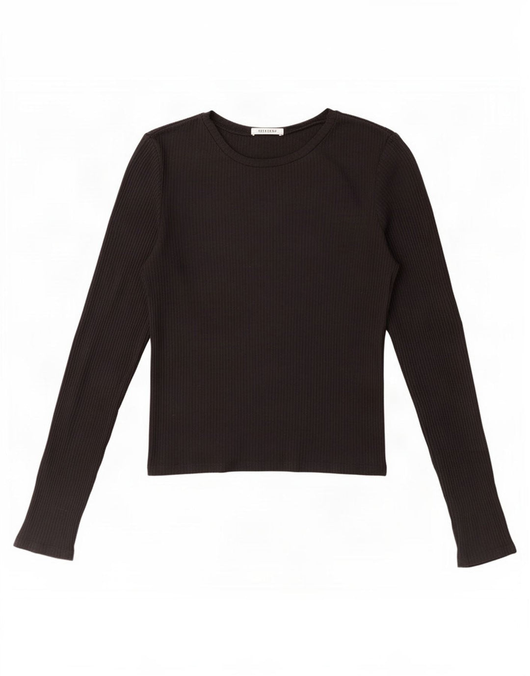 Zara Γυναικείο τοπ μακρυμάνικο UK 14 Large Μαύρο