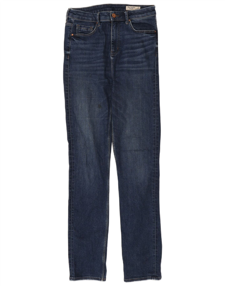 MARKS & SPENCER Γυναικεία Sophia Straight Jeans UK 12 Medium W30 L33 Blue