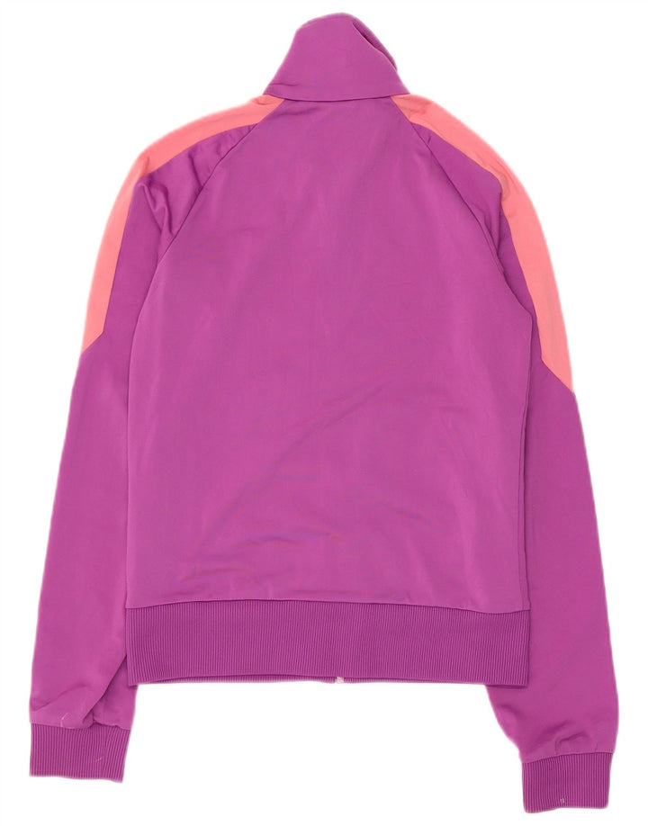 Γυναικεία αθλητική φόρμα Puma Top Jacket UK 10 Small Purple Colourblock Polyester