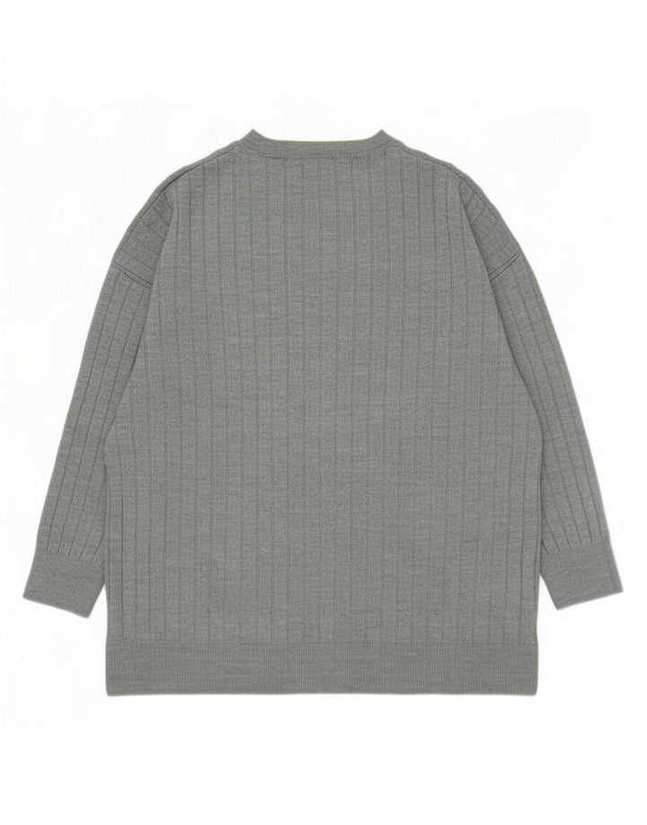 Ανδρικό πουλόβερ Zara Crew Neck Jumper Μεσαίο πράσινο ακρυλικό