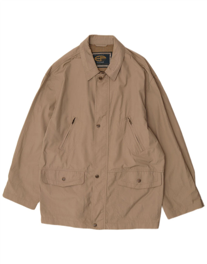European Project Mens Utility Jacket UK 40 Large Beige