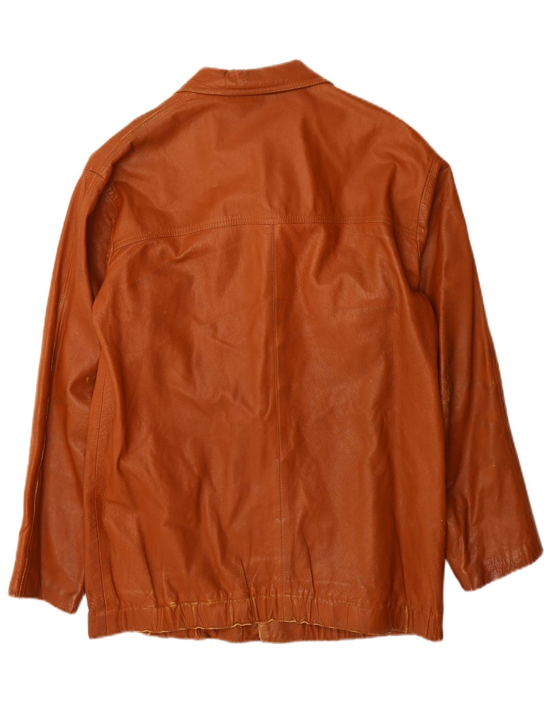 Vintage Ανδρικό Δερμάτινο Μπουφάν UK 36 Small Brown Δερμάτινο