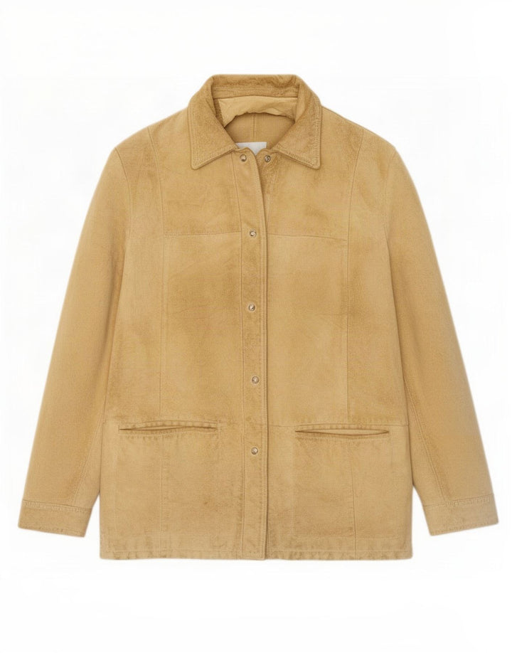 Martin Eden Γυναικείο Suede Jacket IT 42 Medium Beige Leather