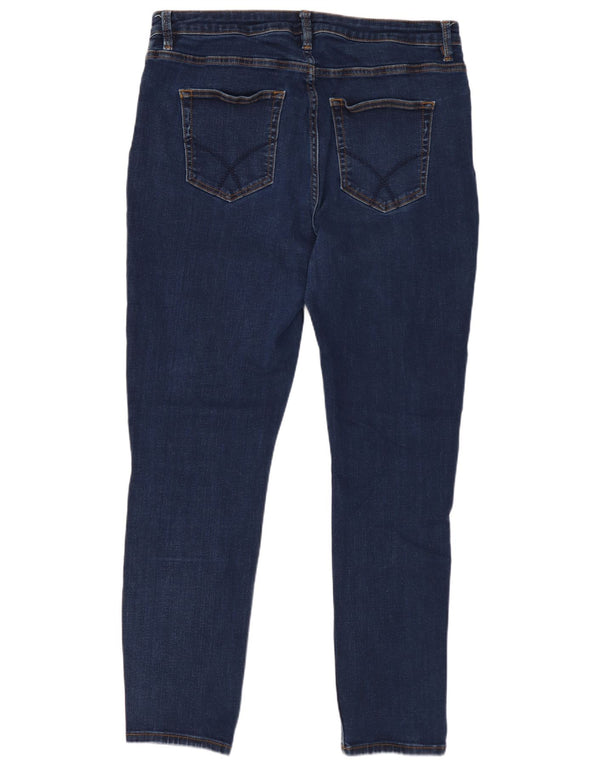 Crew Clothing Γυναικεία Skinny Jeans UK 16 Large W34 L27 Navy Blue Cotton