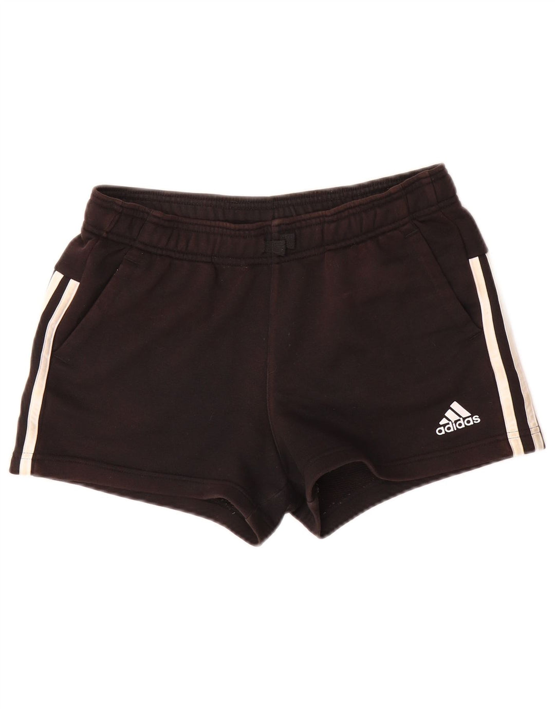 ADIDAS Girls Sports Short 14-15 Years Μαύρο Βαμβακερό