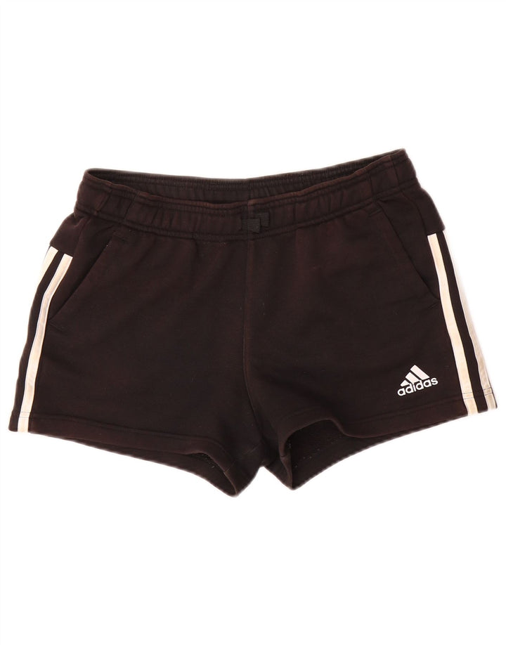 ADIDAS Girls Sports Short 14-15 Years Μαύρο Βαμβακερό