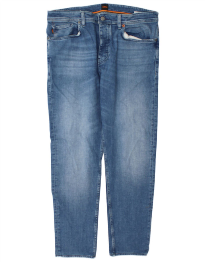 Ανδρικό τζιν Hugo Boss Slim W36 L32 Μπλε βαμβακερό