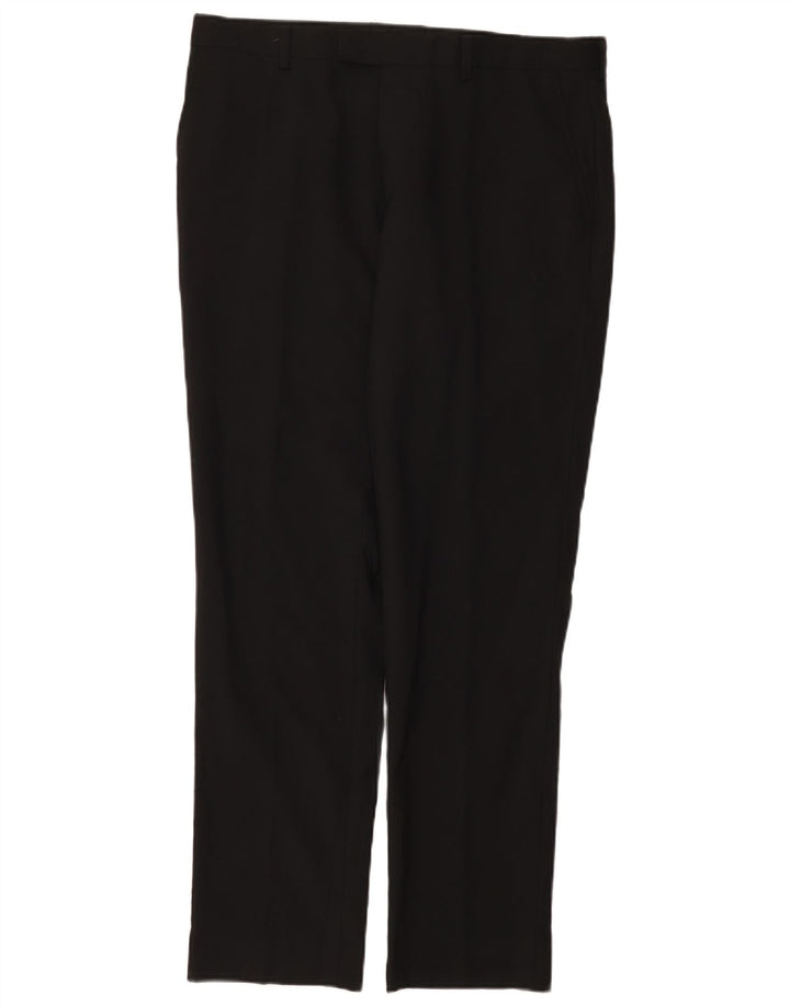 Ανδρικό παντελόνι Dkny Regular Casual W34 L31 Μαύρο μάλλινο