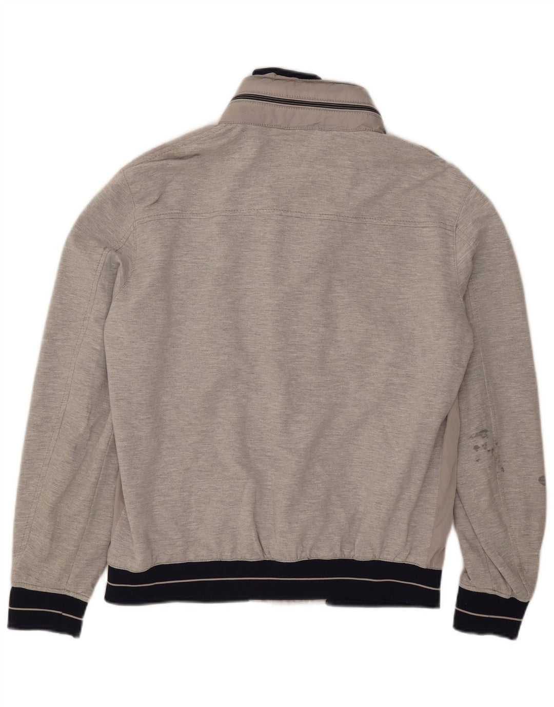 Zara Ανδρικό Bomber Jacket με κουκούλα UK 40 Large Grey