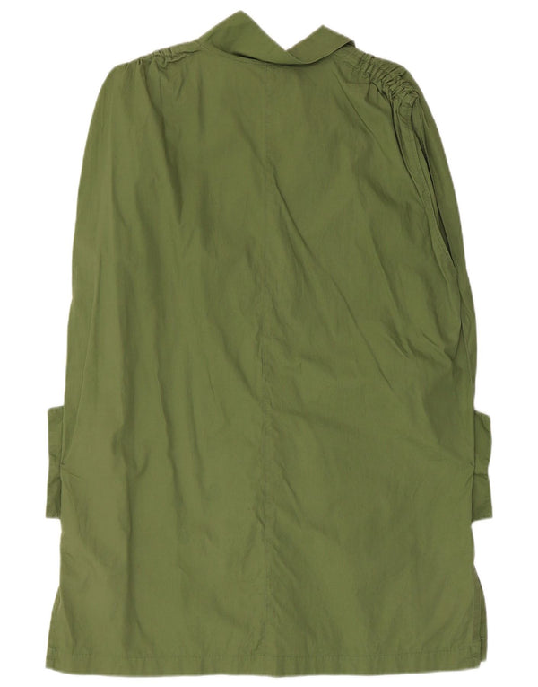 Luisa Spagnoli Womens Pullover Shirt Dress IT 46 Large Green