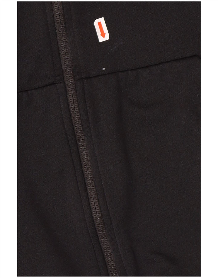 Ανδρικό πουλόβερ NIKE με φερμουάρ Dri Fit, μεσαίο μαύρο πολυεστέρα