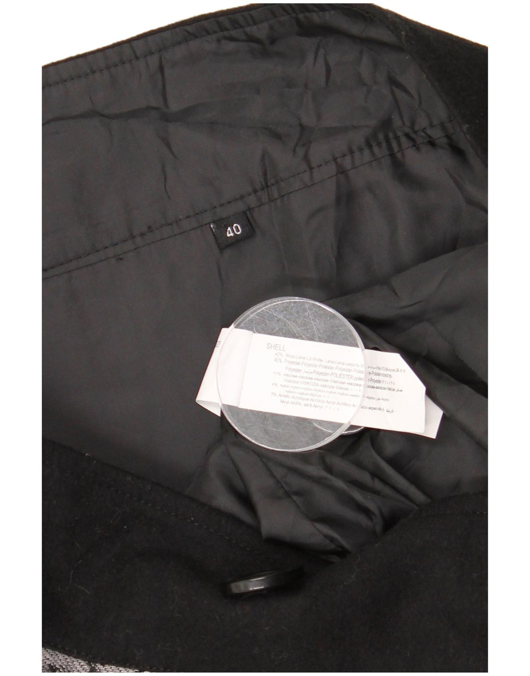 Γυναικεία Wrap φούστα Desigual EU 40 Medium W32 Μαύρο Patchwork μαλλί