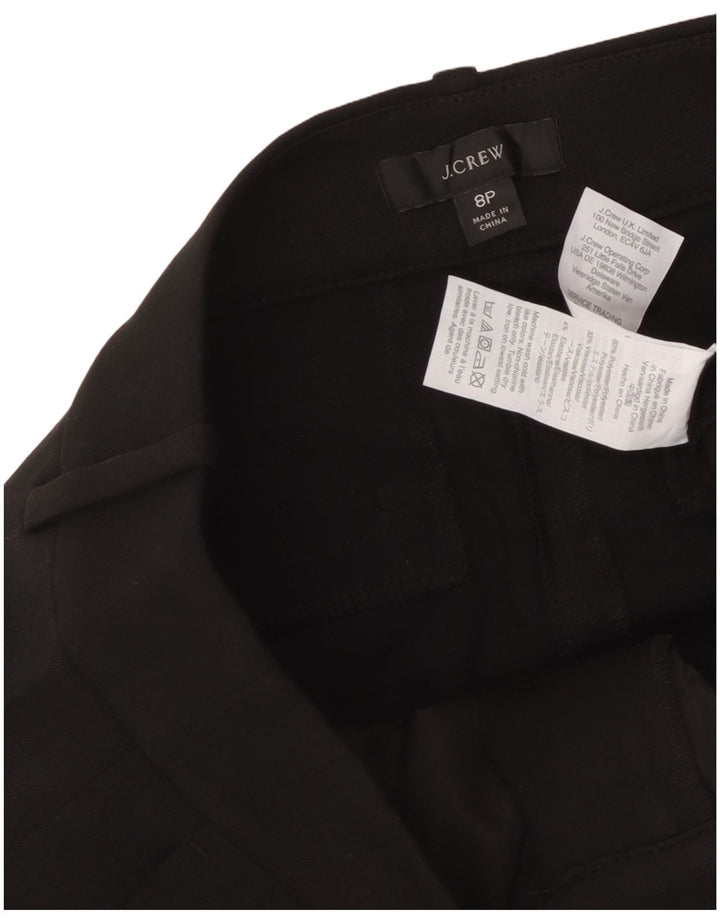 J. Crew Γυναικείο Cropped Παντελόνι US 8 Medium W32 L24 Black Polyester