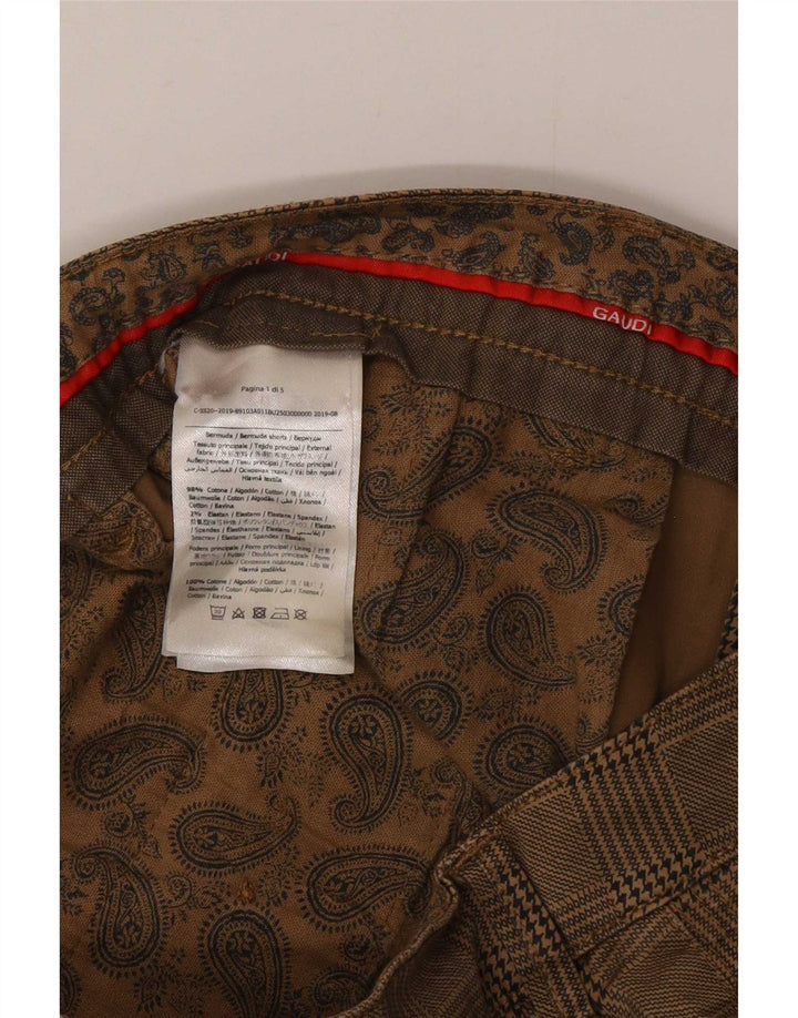 Ανδρικό σορτς Gaudi Dakota Chino W32, μεσαίο καφέ βαμβακερό