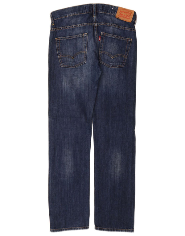 Levi's Boys 511 Slim Jeans 13-14 ετών W28 L30 Navy Blue Cotton