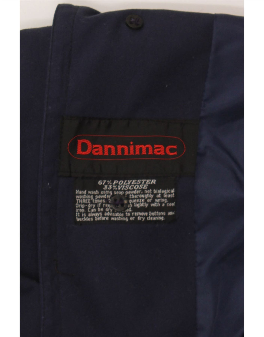 DANNIMAC Ανδρική καμπαρντίνα UK 44 2XL Navy Blue Polyester