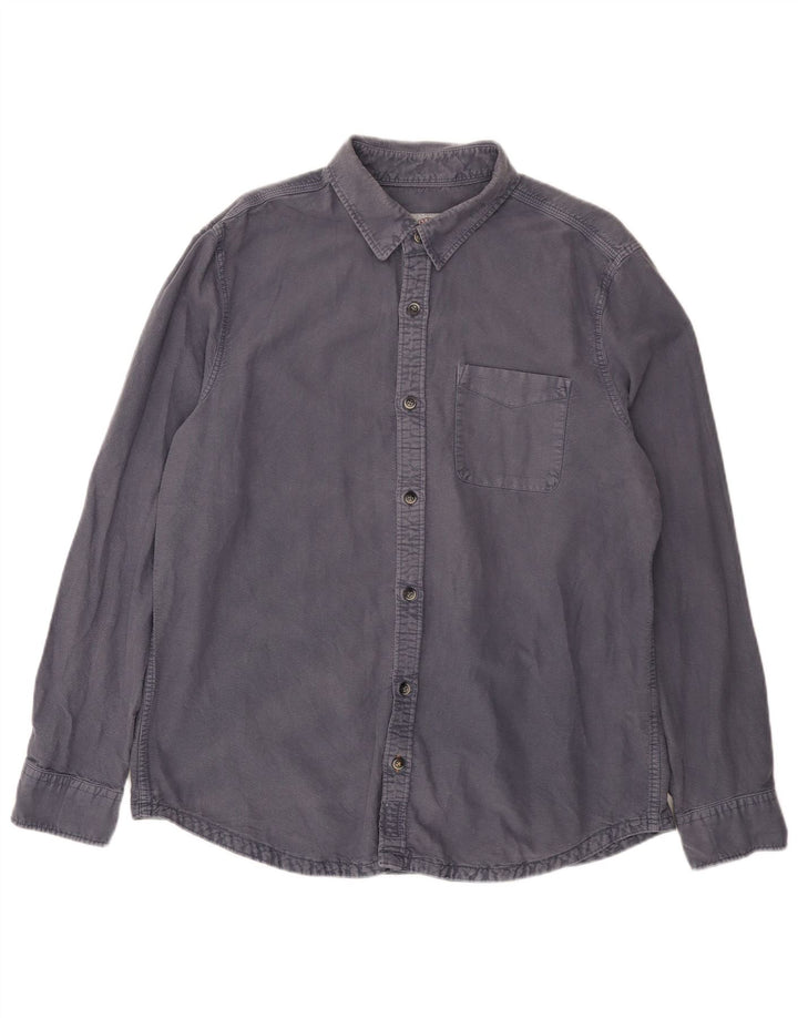 Ανδρικό πουκάμισο Fat Face XL Navy Blue Cotton