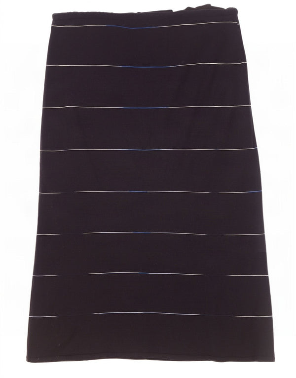 Missoni Sport Γυναικεία φούστα Α-γραμμής W34 Μεγάλη Μάλλινη ριγέ μπλε Navy
