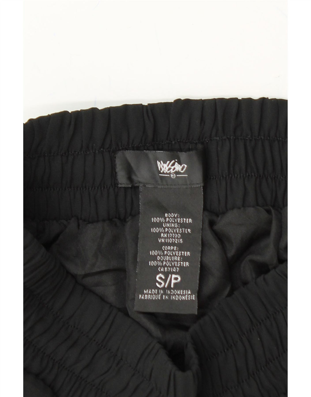 MOSSIMO Womens Mini Skirt Small W25 Black Polyester Vintage Mossimo and Second-Hand Mossimo from Messina Hembry 