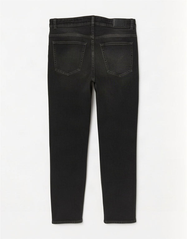 Marks & Spencer Γυναικεία Slim Jeans UK 12 Medium W28 L28 Grey Cotton