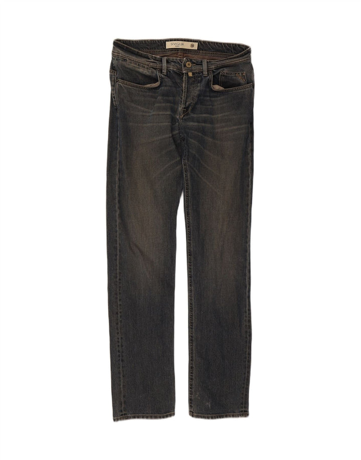 SIVIGLIA Womens Slim Jeans W34 L33 Blue Cotton